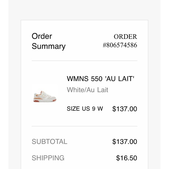 New Balance Au Lait NWB Woman’s - Picture 12 of 14